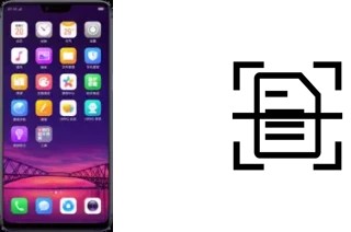 Numériser un document sur un Oppo R15 Dream Mirror