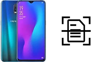 Numériser un document sur un Oppo R17