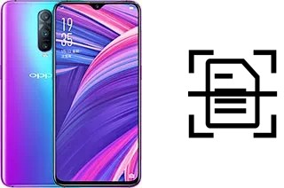 Numériser un document sur un Oppo RX17 Pro