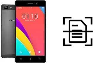 Numériser un document sur un Oppo R5s