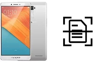 Numériser un document sur un Oppo R7 Plus