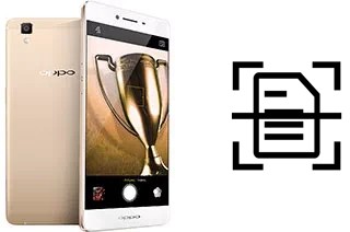 Numériser un document sur un Oppo R7s