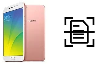 Numériser un document sur un Oppo R9s Plus