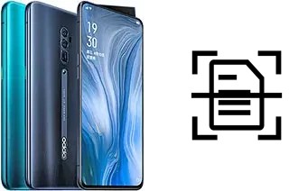 Numériser un document sur un Oppo Reno 10x zoom