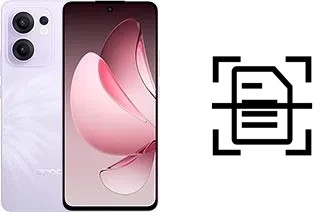 Numériser un document sur un Oppo Reno13 F 4G