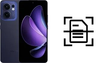 Numériser un document sur un Oppo Reno13 F