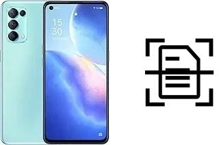 Numériser un document sur un Oppo Reno5 K