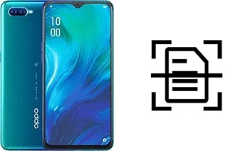 Numériser un document sur un Oppo Reno A