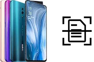 Numériser un document sur un Oppo Reno