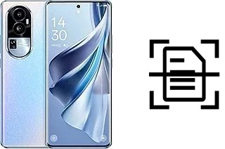 Numériser un document sur un Oppo Reno10 Pro