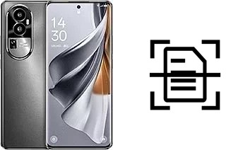 Numériser un document sur un Oppo Reno10