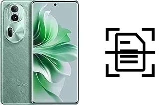 Numériser un document sur un Oppo Reno11 Pro (China)