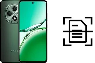 Numériser un document sur un Oppo Reno12 F 4G