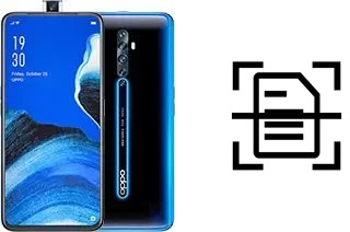 Numériser un document sur un Oppo Reno2 Z