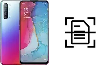 Numériser un document sur un Oppo Reno3