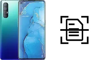 Numériser un document sur un Oppo Reno3 Pro 5G