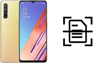 Numériser un document sur un Oppo Reno3 A