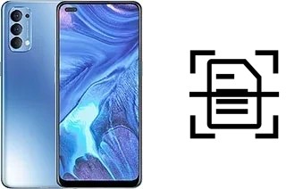 Numériser un document sur un Oppo Reno4