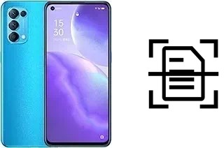 Numériser un document sur un Oppo Find X3 Lite