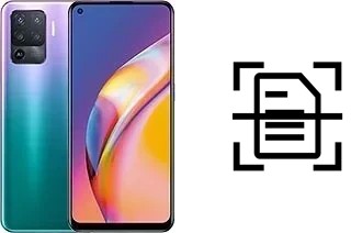 Numériser un document sur un Oppo Reno5 Lite