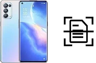 Numériser un document sur un Oppo Reno5 Pro 5G