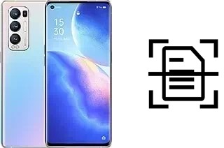 Numériser un document sur un Oppo Reno5 Pro+ 5G