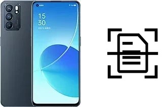 Numériser un document sur un Oppo Reno6 5G