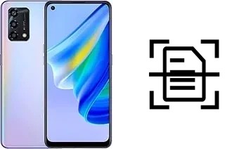 Numériser un document sur un Oppo Reno6 Lite