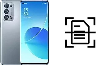 Numériser un document sur un Oppo Reno6 Pro+ 5G