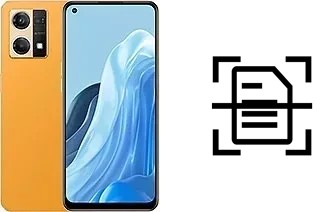 Numériser un document sur un Oppo F21 Pro