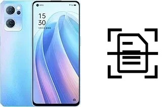 Numériser un document sur un Oppo Reno7 5G