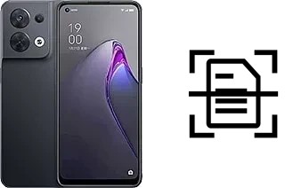 Numériser un document sur un Oppo Reno8