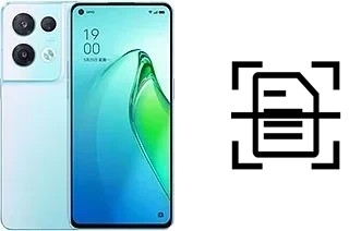 Numériser un document sur un Oppo Reno8 Pro