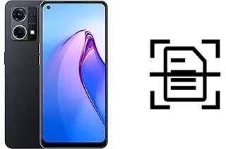 Numériser un document sur un Oppo Reno8 4G