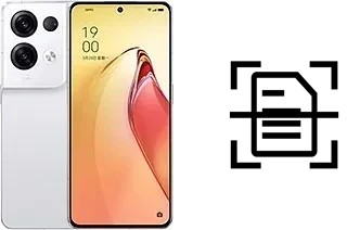 Numériser un document sur un Oppo Reno8 Pro+