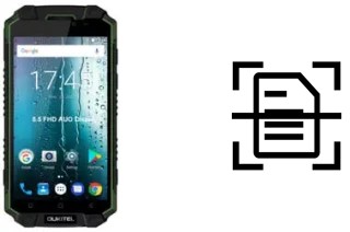 Numériser un document sur un Oukitel K10000 Max