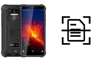 Numériser un document sur un Oukitel WP5 Pro