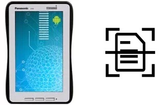 Numériser un document sur un Panasonic Toughpad JT-B1