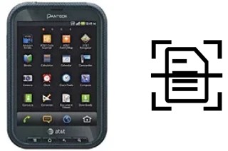 Numériser un document sur un Pantech Pocket P9060