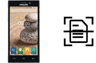 Numériser un document sur un Philips V787