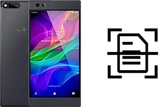 Numériser un document sur un Razer Phone