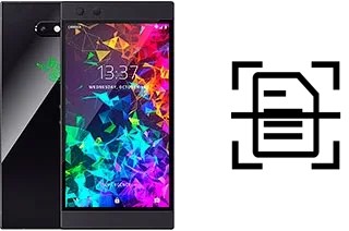 Numériser un document sur un Razer Phone 2