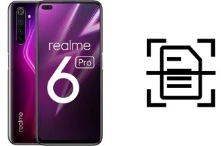 Numériser un document sur un Realme 6 Pro