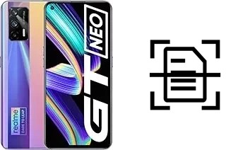 Numériser un document sur un Realme GT Neo