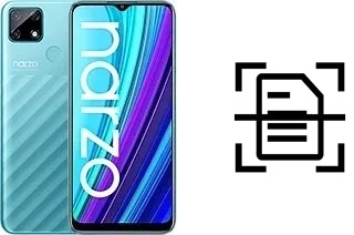 Numériser un document sur un Realme Narzo 30A