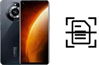 Numériser un document sur un Realme Narzo 60