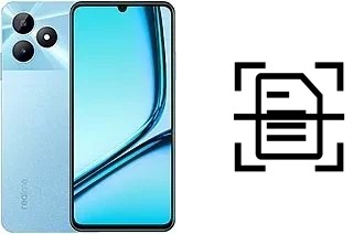 Numériser un document sur un Realme Note 50