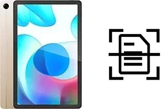 Numériser un document sur un Realme Pad