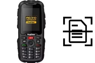 Numériser un document sur un RugGear RG310 Voyager