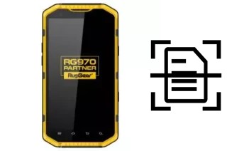 Numériser un document sur un RugGear RG970 Partner